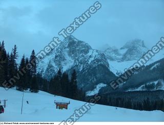 background mountains snowy