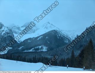 background mountains snowy