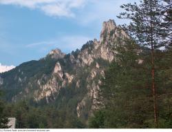 Photo Textures of Background Mountains