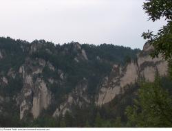 Photo Textures of Background Mountains