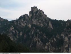 Photo Textures of Background Mountains