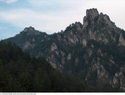 Photo Textures of Background Mountains