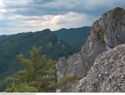 Photo Textures of Background Mountains