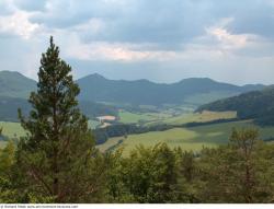 Photo Textures of Background Mountains