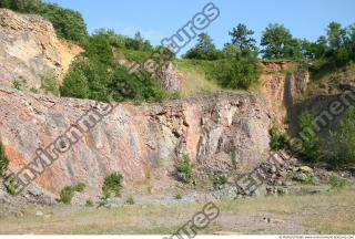 cliff overgrown