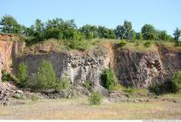 cliff overgrown