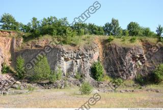 cliff overgrown