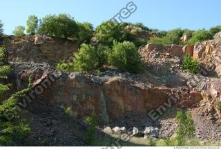 cliff overgrown