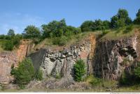 cliff overgrown