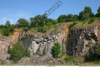 cliff overgrown