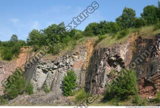 cliff overgrown