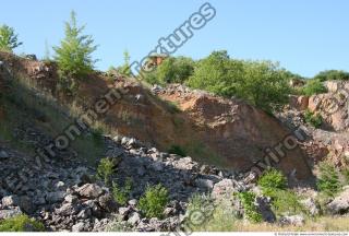 cliff overgrown