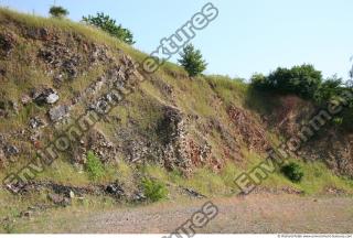 cliff overgrown