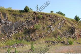 cliff overgrown