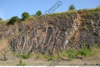 cliff overgrown