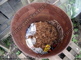 Photo Textures of Container Trash