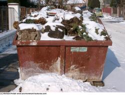 Photo Textures of Container Trash