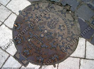 Photo Textures of Manhole Cower