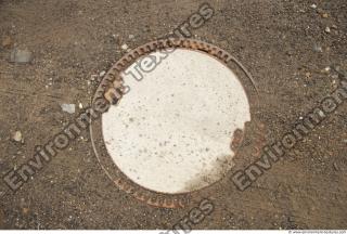 Photo Textures of Manhole Cover