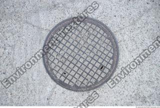 Photo Textures of Manhole Cover