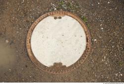 Photo Textures of Manhole Cover