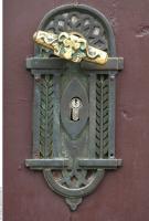 Photo Texture of Door Handle Historical