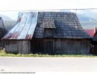 Photo Texture of Building House Wooden