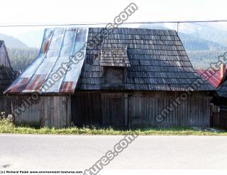 Photo Texture of Building House Wooden