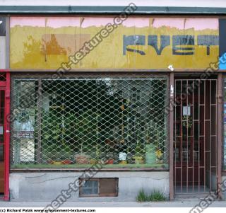 Photo Texture of Building Shop