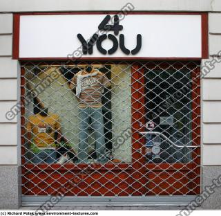 Photo Texture of Building Shop