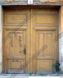 door wooden