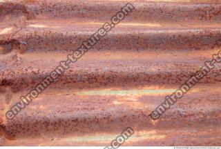 Photo Texture of Metal Corrugated Plates Rusted