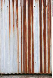 Rusted Corrugated Plates Metal