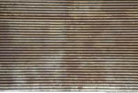 Photo Texture of Metal Corrugated Plates Rusted