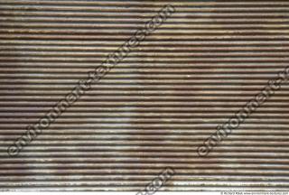 Photo Texture of Metal Corrugated Plates Rusted