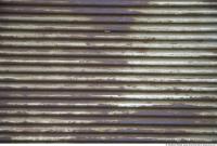 Photo Texture of Metal Corrugated Plates Rusted