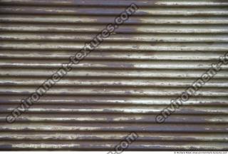 Photo Texture of Metal Corrugated Plates Rusted