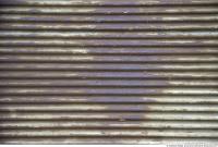 Photo Texture of Metal Corrugated Plates Rusted