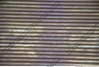 Photo Texture of Metal Corrugated Plates Rusted