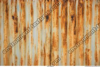 Photo Texture of Metal Corrugated Plates Rusted