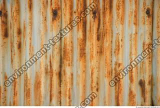 Photo Texture of Metal Corrugated Plates Rusted