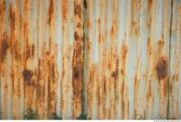 Photo Texture of Metal Corrugated Plates Rusted