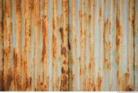 Photo Texture of Metal Corrugated Plates Rusted