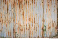 Photo Texture of Metal Corrugated Plates Rusted