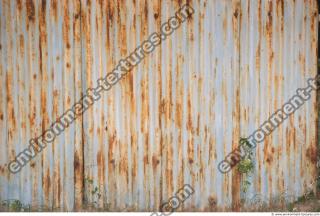 Photo Texture of Metal Corrugated Plates Rusted