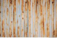 Photo Texture of Metal Corrugated Plates Rusted