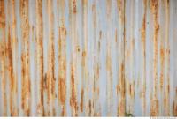 Photo Texture of Metal Corrugated Plates Rusted