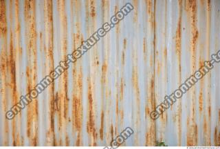 Photo Texture of Metal Corrugated Plates Rusted