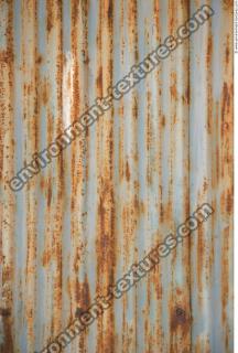 Photo Texture of Metal Corrugated Plates Rusted