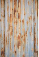 Photo Texture of Metal Corrugated Plates Rusted